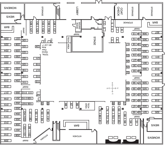 Concert Seating Diagrams