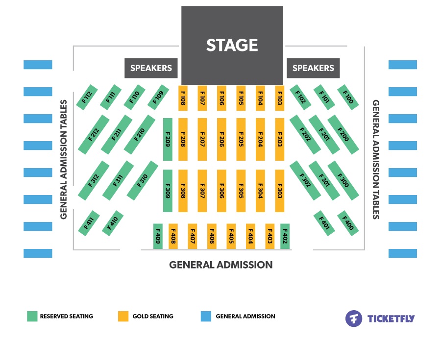 Concert Seating Diagrams