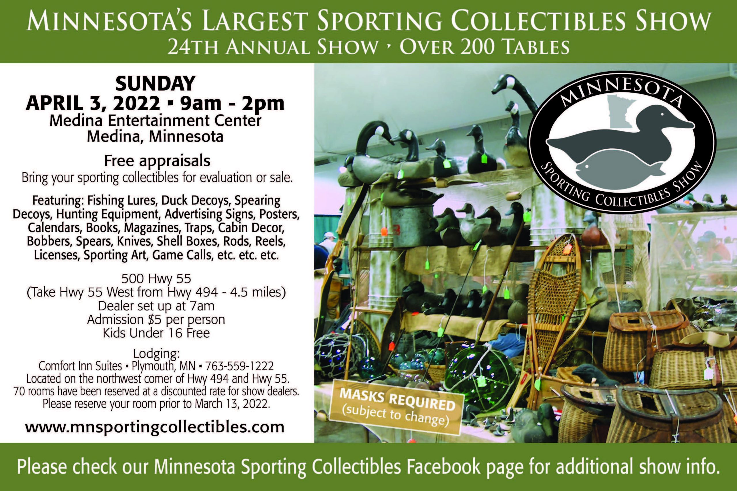 Minnesota sporting collectibles show