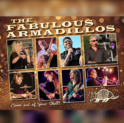 fabulous armadillos concert flyer