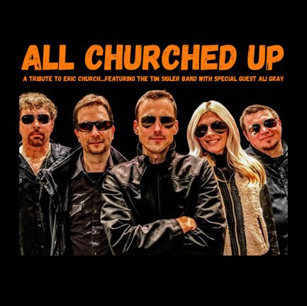 all churched up concert flyer