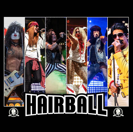 Hairball concert flyer